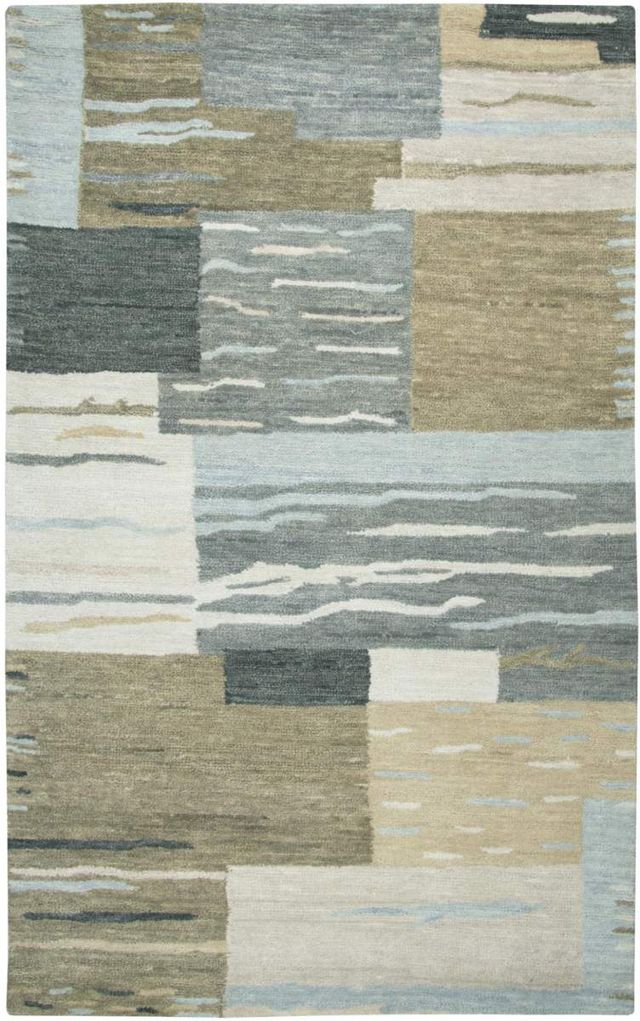 Rizzy Home Leon Neutral 8'x10' Rectangular Rug-0