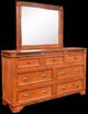 Horizon Home® Silverado Brown Dresser and Mirror Set-0