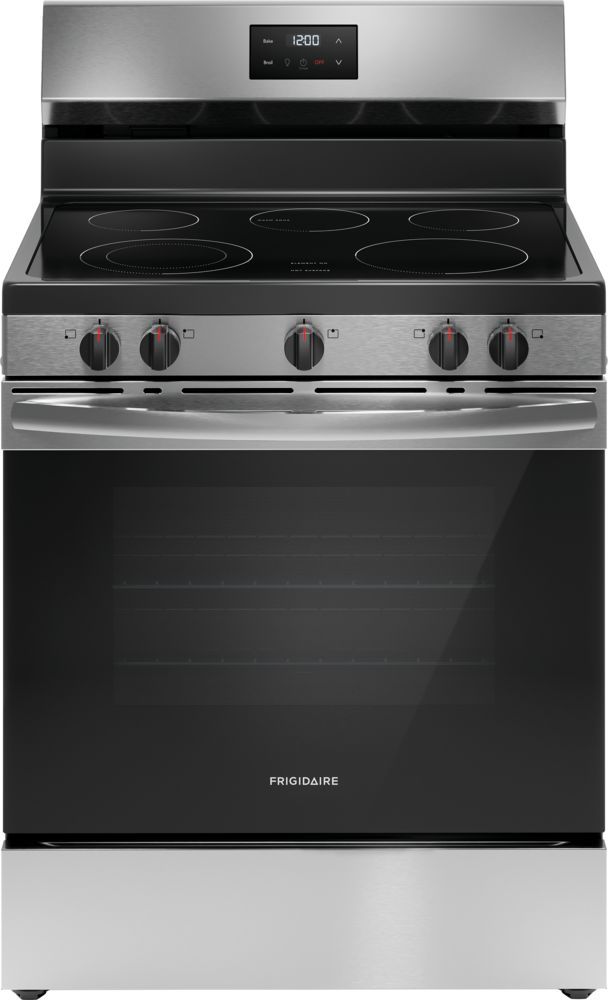 Frigidaire 30" Stainless Steel Freestanding Electric Range 