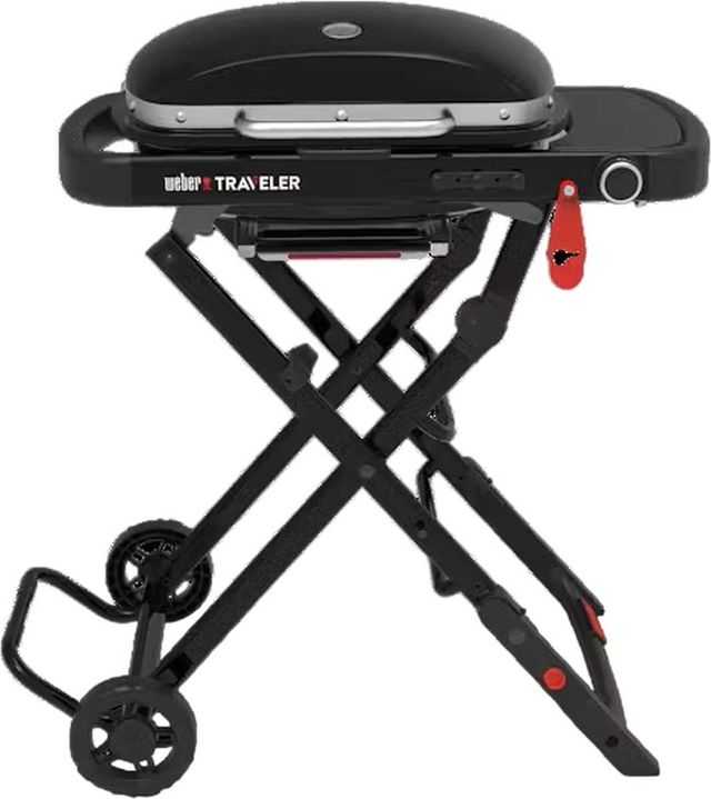Weber® Grills® Traveler® Single Burner Black Portable Liquid Propane Gas Grill