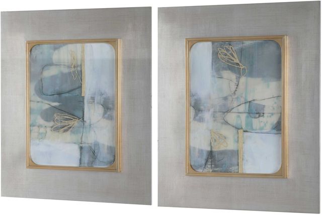 Uttermost® Jennifer Goldberger 2-Piece Gilded Whimsy Framed Prints Set-3
