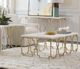 Hooker® Furniture Melange Evermore Kalala White Cocktail Table with Gold Base-1