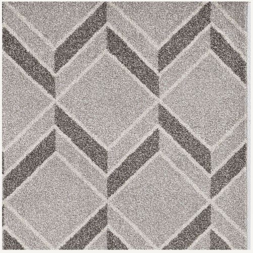 KAS Rugs Lucia Gray Herringbone 5'x8' Area Rug-2