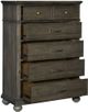 Mazin Furniture Motsinger Wire-Brushed Rustic Brown Chest-2