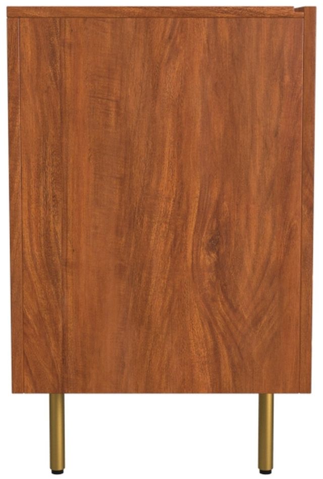 Powell® Khloe Brown/Gold Acacia Wood Console-3