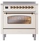 Ilve® Nostalgie II Series 36" Antique White Pro Style Induction Range-0