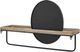 Linon Opal Black/Natural Wall Shelf-3