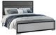 Global Furniture USA Amelia 5-Piece Black/Gray King Panel Bedroom with LED Set -2