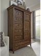 Magnussen Home® Bay Creek Toasted Nutmeg Door Chest-1