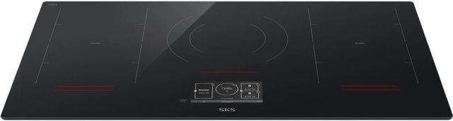 SKS 36” Black Induction Cooktop with Flex Cooking Zones-2