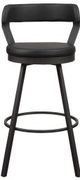 Mazin Furniture Appert Black 29 Inch Pub Height Side Dining Chair-0