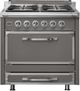 Viking® Tuscany 36" Damascus Gray Pro Style Dual Fuel Range-0
