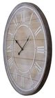 YHD Rustic Age Brown Wall Clock-3