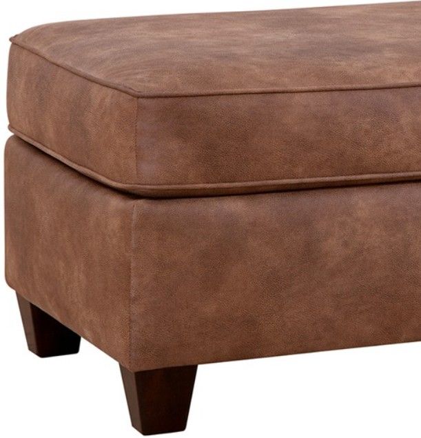 American Wholesale Furniture Eastwood Camel Ottoman-1