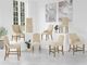 Riverside Furniture Mix-N-Match Chairs 2-Piece Ivory Clipped Top Upholstered Stool Set-4