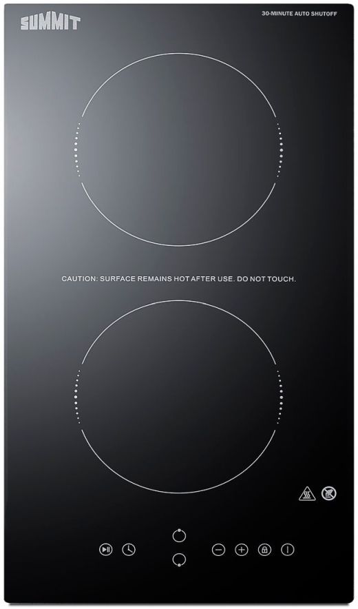 Summit® 12" Black Electric Cooktop -0