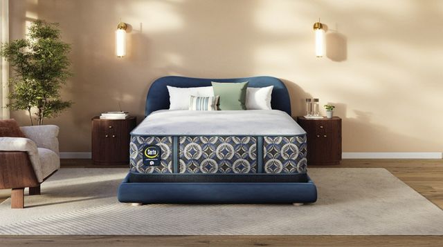 Serta® Cascade Bluff 13.5" Hybrid Medium Tight Top California King Mattress-1