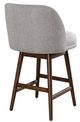 Armen Living Sadie Brown/Taupe Swivel Bar Stool-3