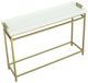 Fairfield® East Camden Pearl Console Table with Antique Brass Base-3