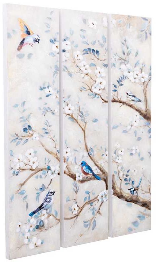 YHD Thrice Bloomed Wall Art-2