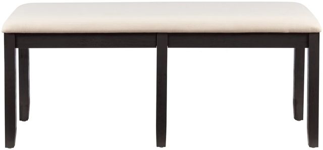 Linon Jordan Dark Charcoal Dining Bench-3
