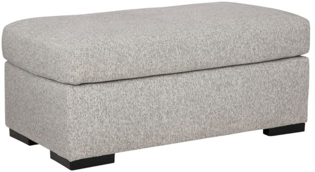 Clearance Benchcraft® Evansley Pewter Ottoman-0