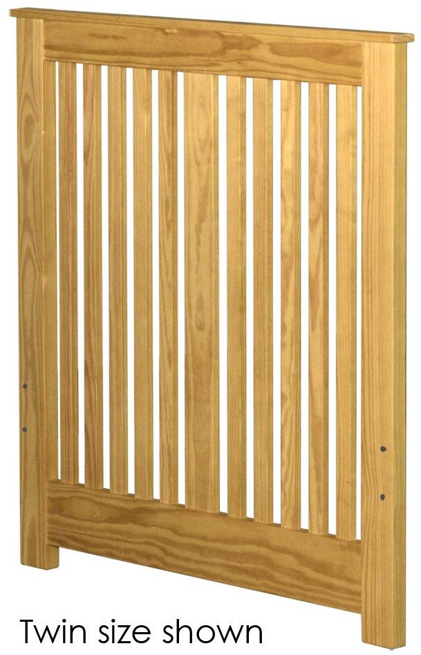 Crate Designs™ Furniture Classic Twin Shaker Style Headboard-0