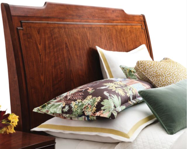 American Drew® Addison Helmuth Cherry/Walnut Queen Sleigh Bed-2