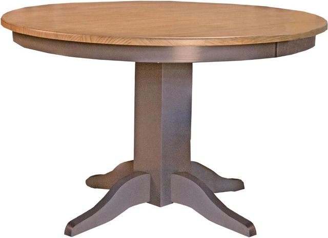 A-America® Port Townsend Seaside Pine Dining Table with Gull Base-0