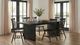 Coaster® Decker 7-Piece Black Wood Dining Table Set-1