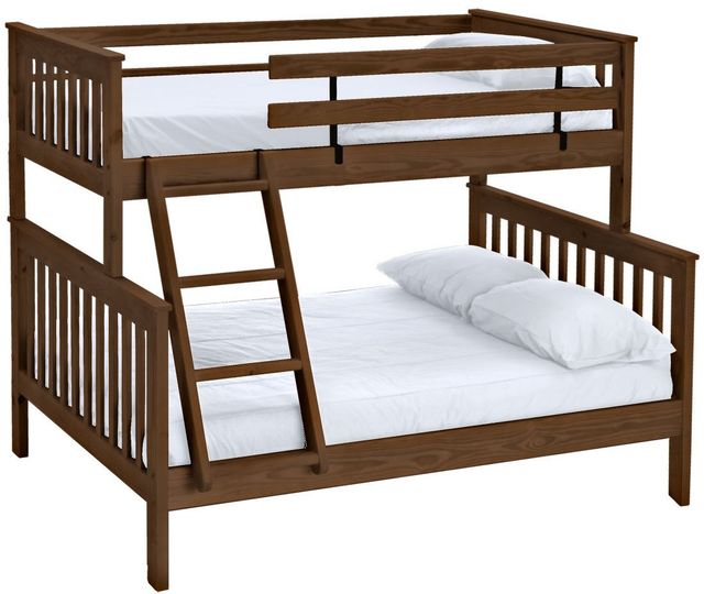 Crate Designs™ Furniture Brindle Twin XL/Full XL Mission Bunk Bed-0