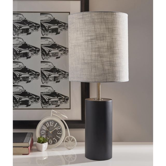 Adesso® Dean Light Gray Table Lamp-1