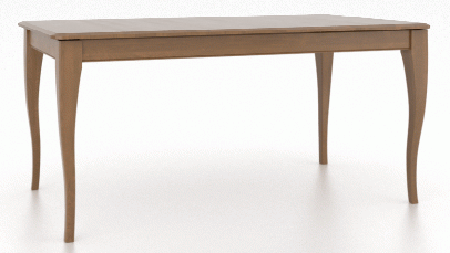 Canadel Customizable Gourmet 64" VE Cabriole Legs Dining Table-0
