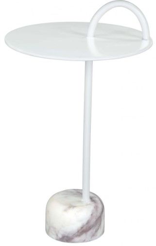 Zuo® Modern Will White Side Table-1