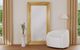 Bassett Mirror Queenie Brass Floor Mirror-4