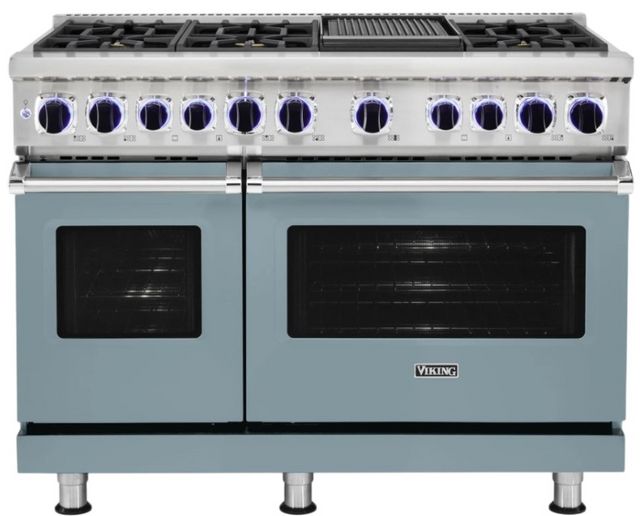 Viking® 7 Series 48" November Sky Pro Style Dual Fuel Range