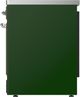 Ilve® Majestic III 30" Emerald Green Pro Style Induction Range with Triple Glass Door and Chrome Trim-3