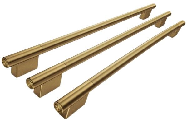 KitchenAid® 36" Brass Grip French Door Refrigerator Handle Kit-0