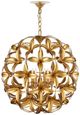 Currey & Company Gold Helenium Orb Chandelier-0