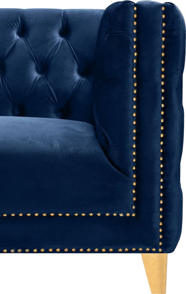 Meridian Furniture Michelle Navy Velvet Sofa-3