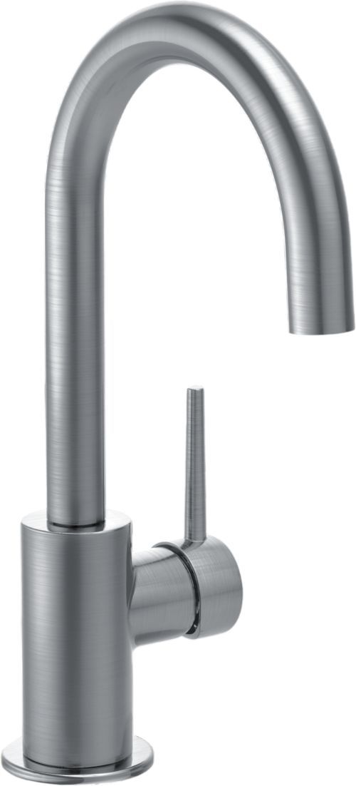 Delta Trinsic® Arctic Stainless True Bar Faucet with Limited Swivel-0