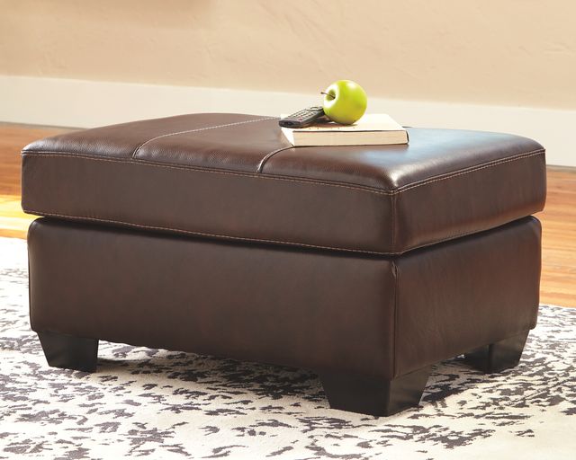 Signature Design by Ashley® Morelos Chocolate Ottoman-3