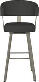 Amisco Customizable Grissom Swivel Bar Stool-3