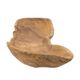 A & B Home Natural Brown Decorative Plate-2