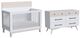 Westwood Design Rowan 2-Piece Ash Linen Baby Nursery Bedroom Set-0