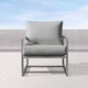 Enclover Acacia Granite/Stainless Steel Club Chair-2