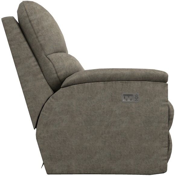 La-Z-Boy® Trouper Sable Power Reclining Sofa with Headrest and Lumbar-2