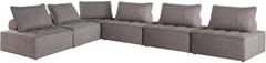 Signature Design by Ashley® Bree Zee 6-Piece Brown Fabric Outdoor Modular Seating Set