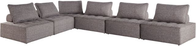 Bree Zee 6 Piece Outdoor Modular Seating - Brown Bree Zee 6 Piece Outdoor Modular Seating - Brown