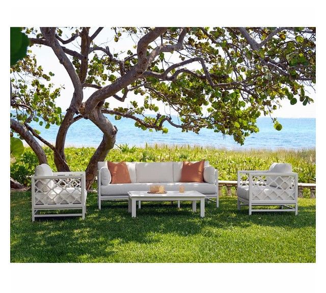 Lane Venture® Willow Gray Outdoor Aluminum Garden Chair-3